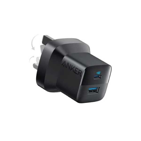 شاحن حائط أنكر USB-C بقوة 33 واط - أسود (A2331K11) شاحن حائط أنكر USB-C بقوة 33 واط - أسود (A2331K11)